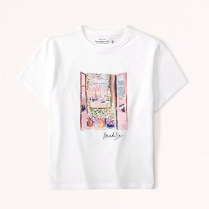 Short-Sleeve Matisse Graphic Skimming Tee